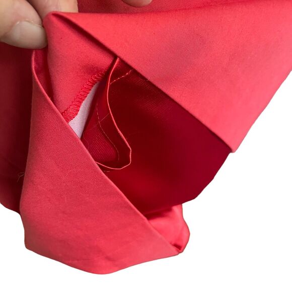 Elie Tahari Red Dress Size 6 Sheath Drape Bodice Above Knee Lined Wedding Sexy - Picture 6 of 12